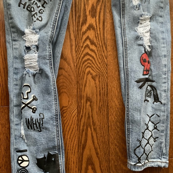 Tapered skinny jeans - Picture 4 of 8